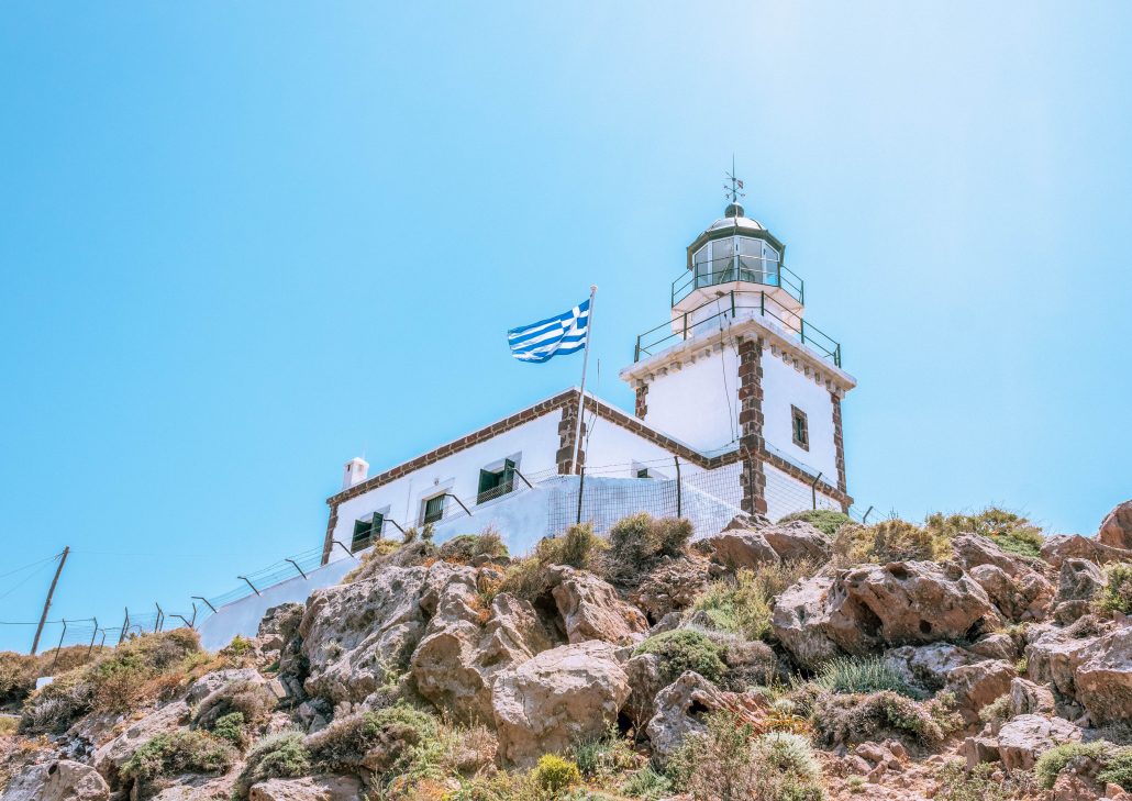 Cosa fare a Santorini: il faro di Akrotiri